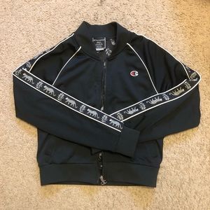 Champion special edition cropped jersey jacket